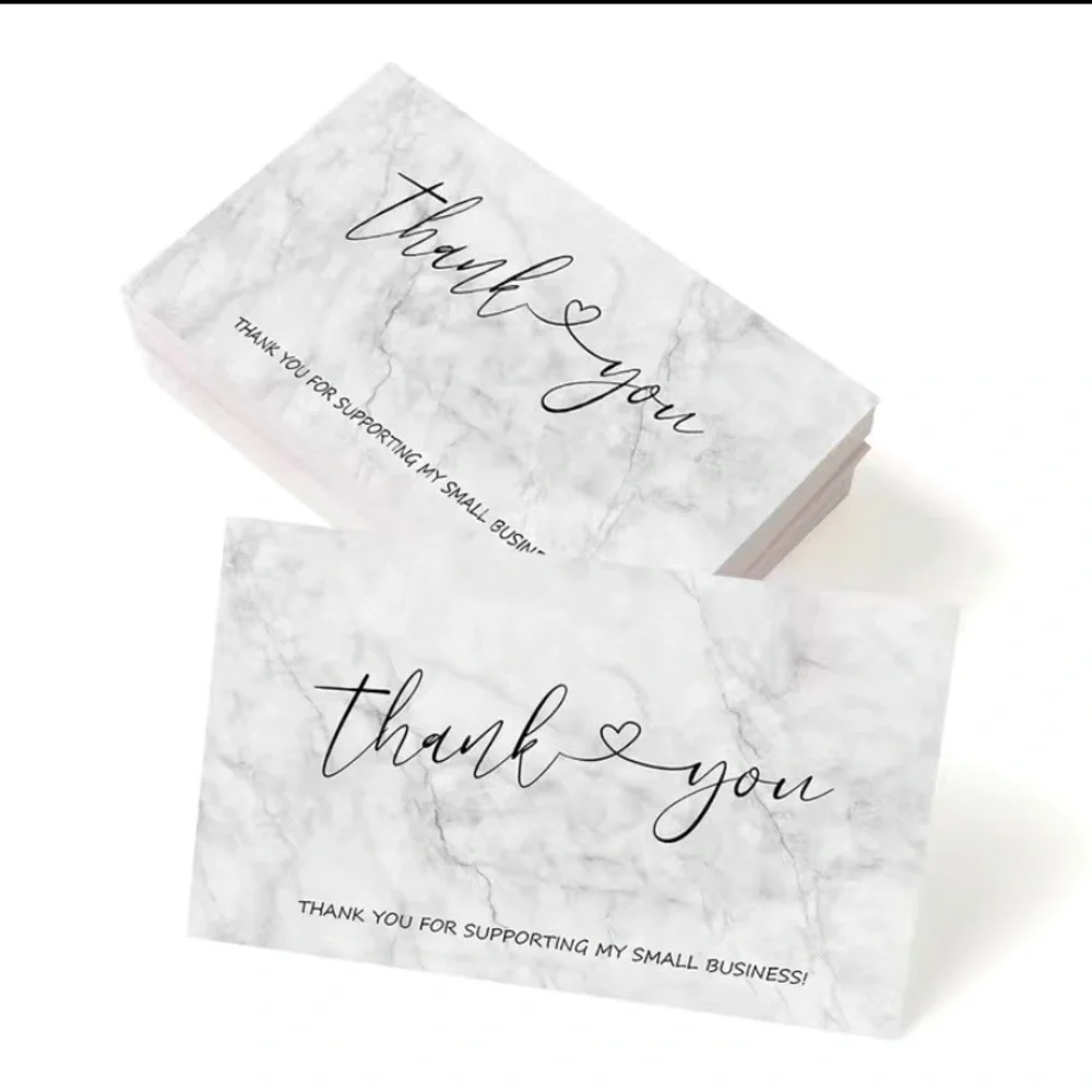 50 pieces thank you cards‎